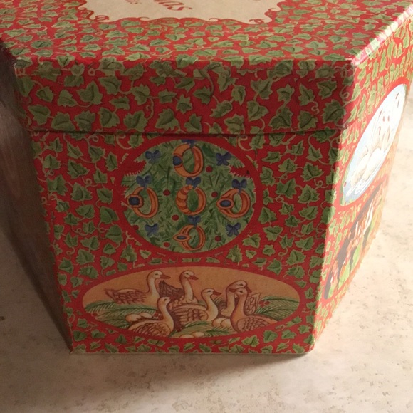 Vintage The Twelve Days Of Christmas Decoupage Balls/Ornaments with Original Box - Picture 3 of 9